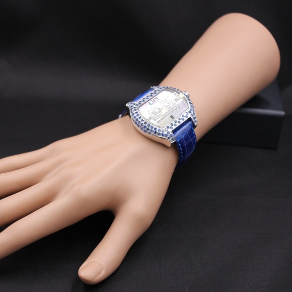 Blue Sapphire Diamond 4.83 Tcw. Watch